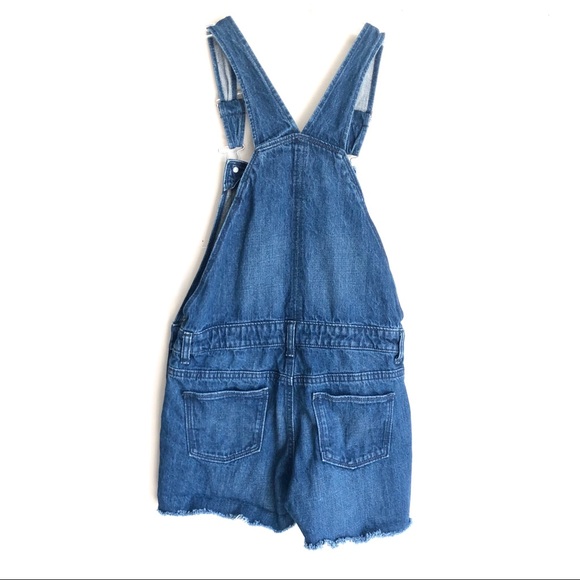 Old Navy | Denim Jean Short Bib Overalls - Picture 4 of 7